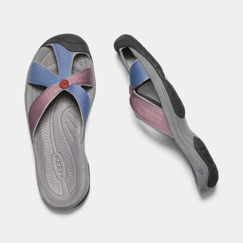 Sandalias Keen Bali Beach Closed-toe Para Mujer Azules/Grises - Sandalias Keen Mexico (026493-QBX)